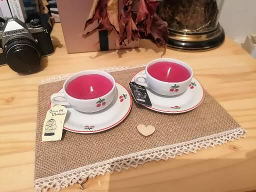 Bougies "Pause Gourmande cerises"