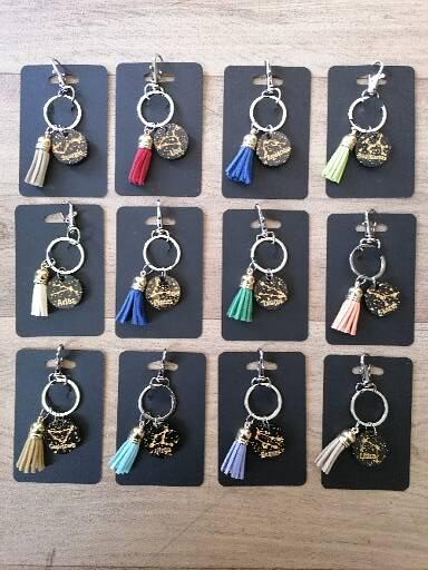 Porte cles constellation signe astrologique
