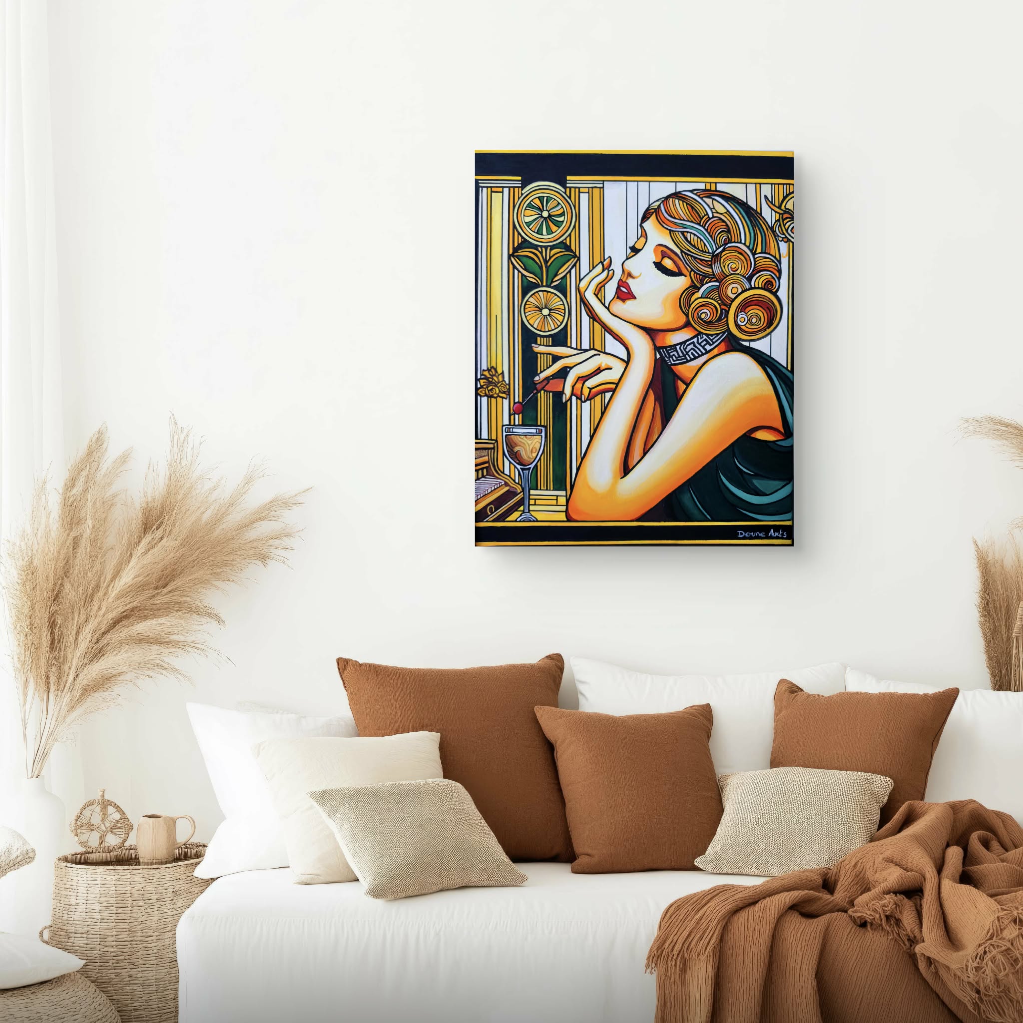 Peinture art déco "Le prix du décor"