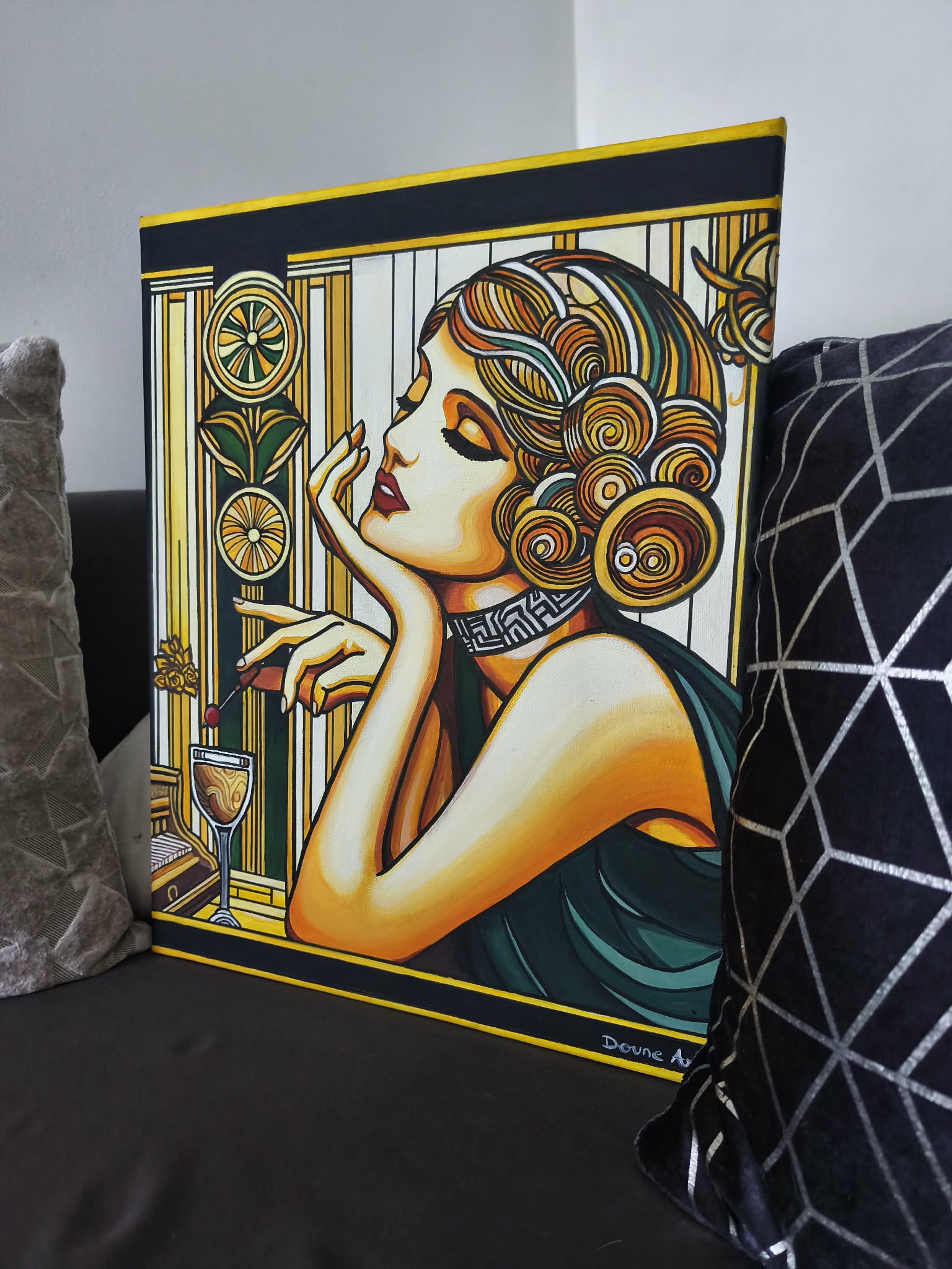 Peinture art déco "Le prix du décor" – Image 3
