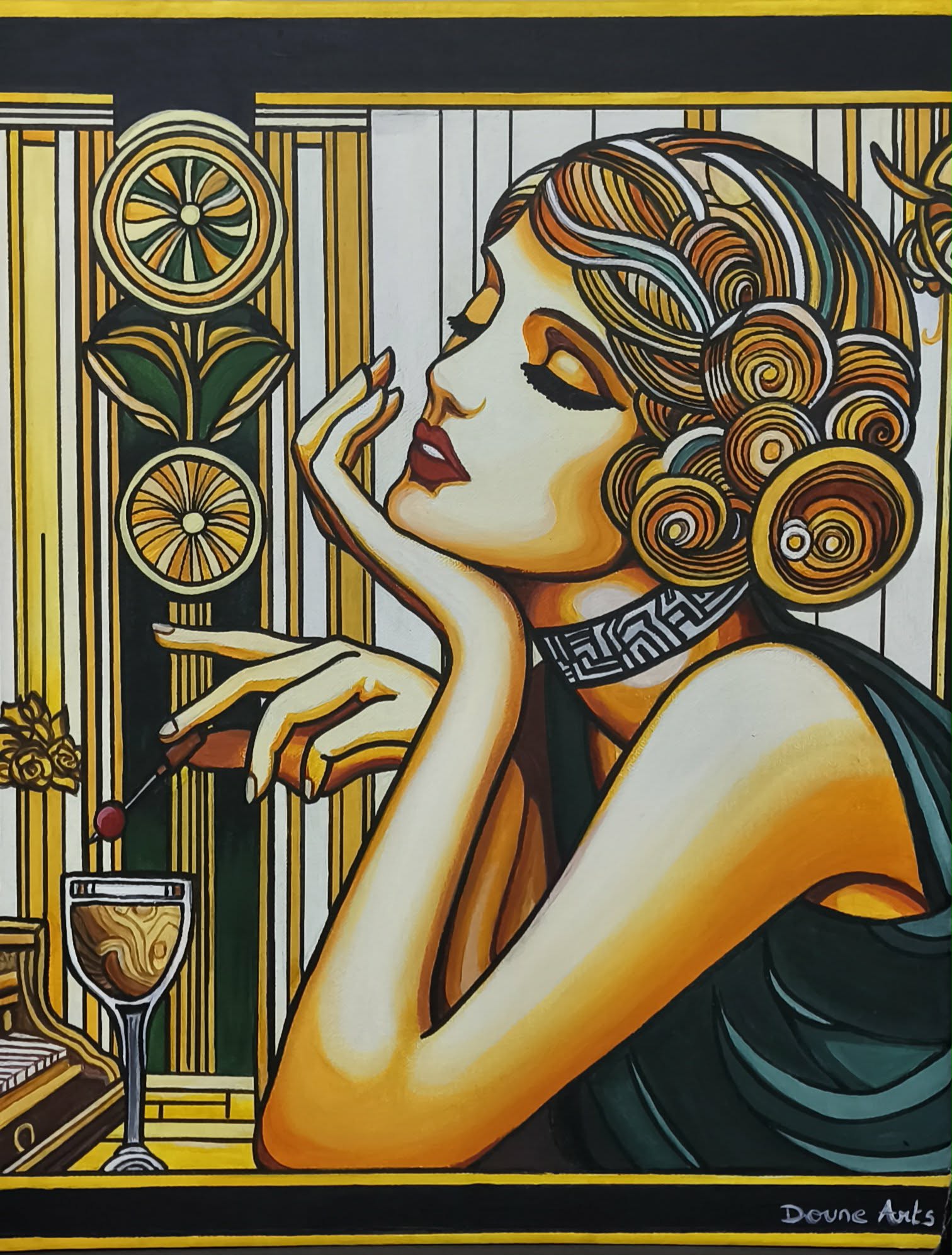 Peinture art déco "Le prix du décor" – Image 2