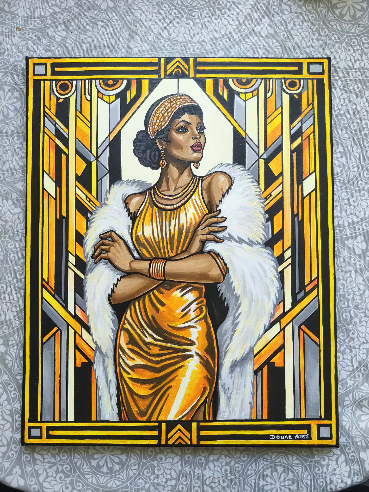 Peinture Art Déco "Libre & Lunineuse" – Image 2