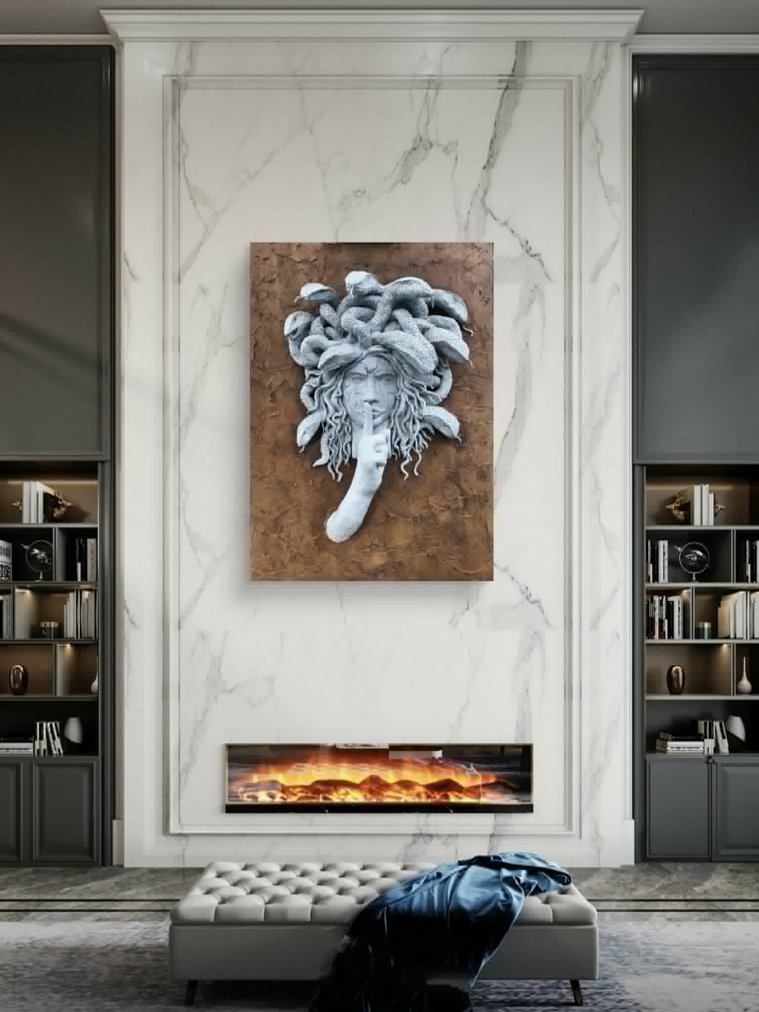 Sculpture sur toile "Nous toutes"